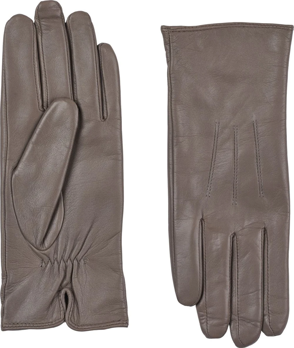 GLOVES TAUPE LEATHER