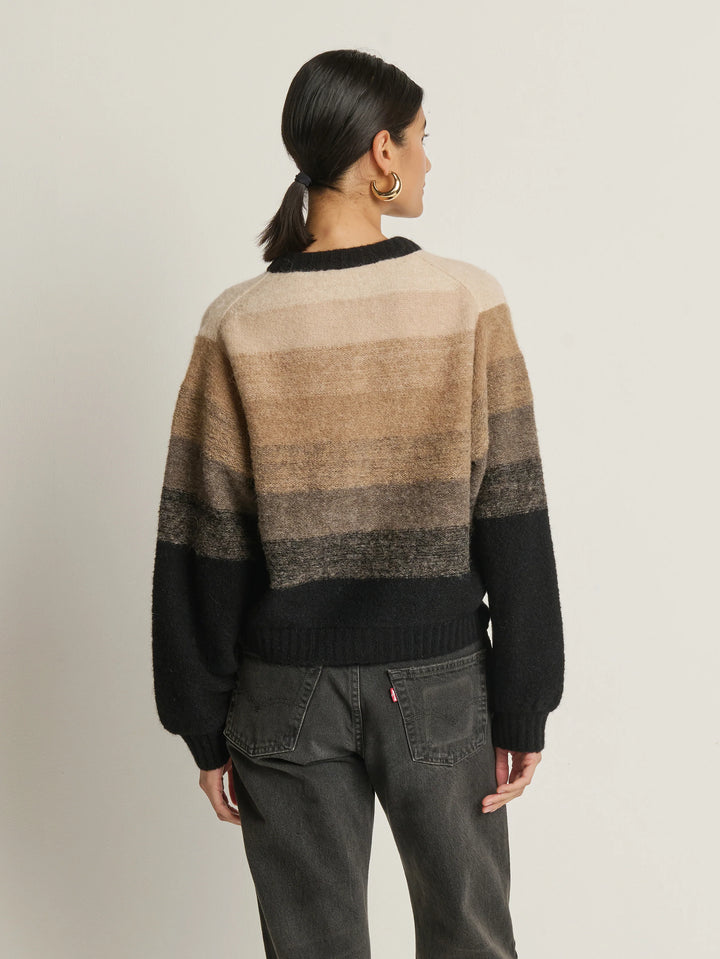 CARDIGAN MACCHIATO OMBRE