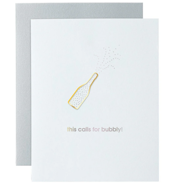 GREETING CARD "THIS CALLS FOR BUBBLY" #77601