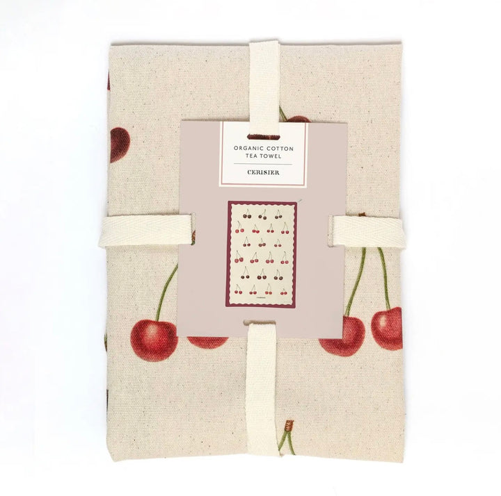 TOWEL TEA COTTON CHERRIES