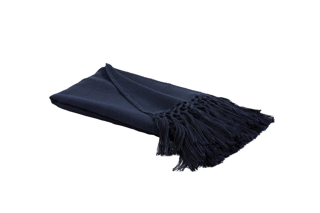 THROW ALPACA W/ FRINGE TASSELS