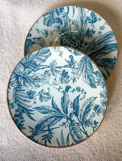 PLATE TROPICAL ROUND (2 SIZES)