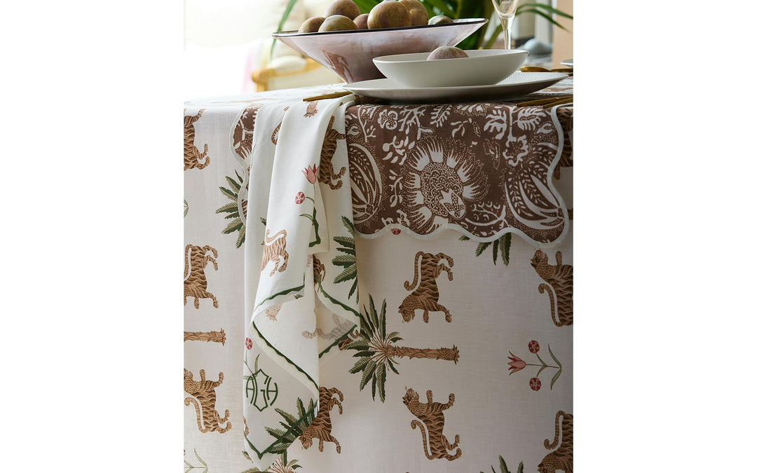 TIGER PALM TABLECLOTH
