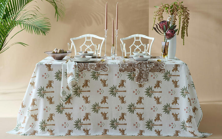 TIGER PALM TABLECLOTH