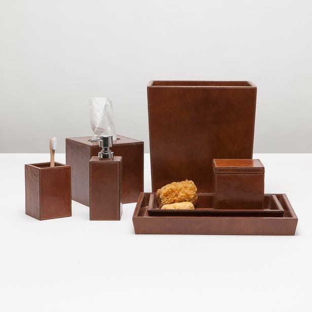 BATH COLLECTION TOBACCO LEATHER