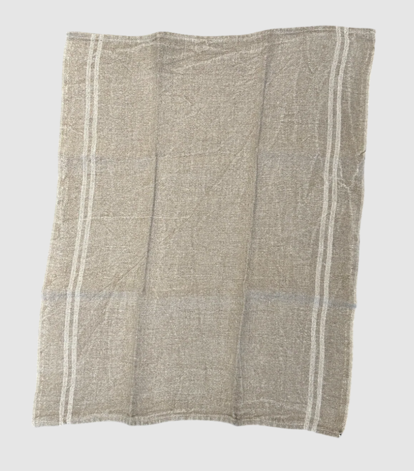 TEA TOWEL COUNTRY USED WHITE