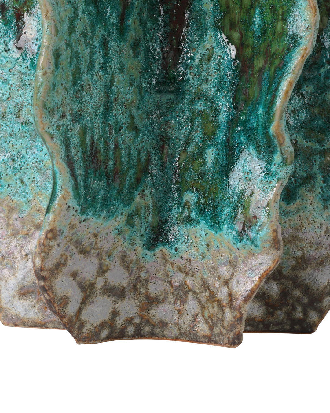 VASE TURQUOISE DRIP