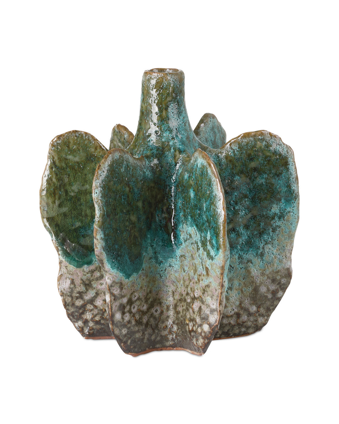 VASE TURQUOISE DRIP