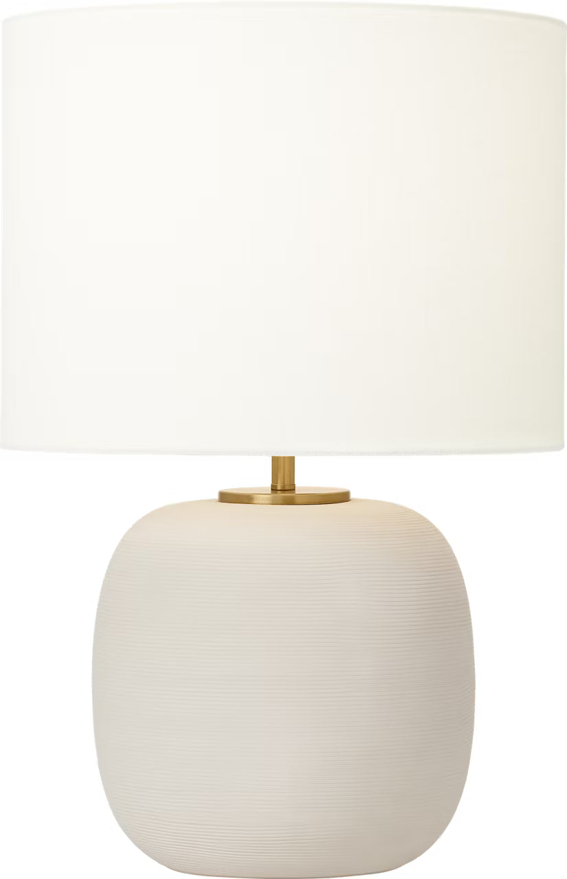 TABLE LAMP MATTE CONCRETE WIDE