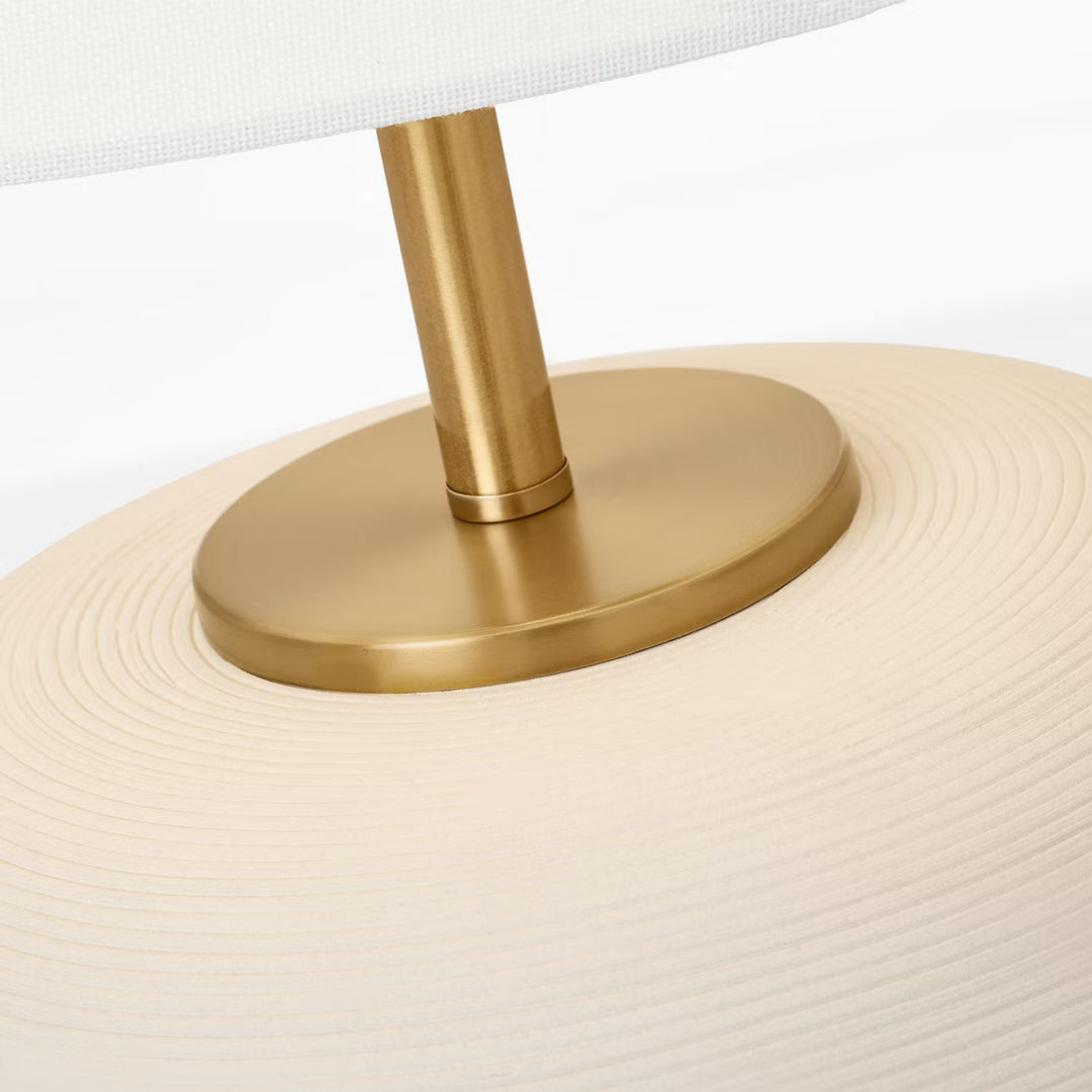 TABLE LAMP MATTE CONCRETE WIDE
