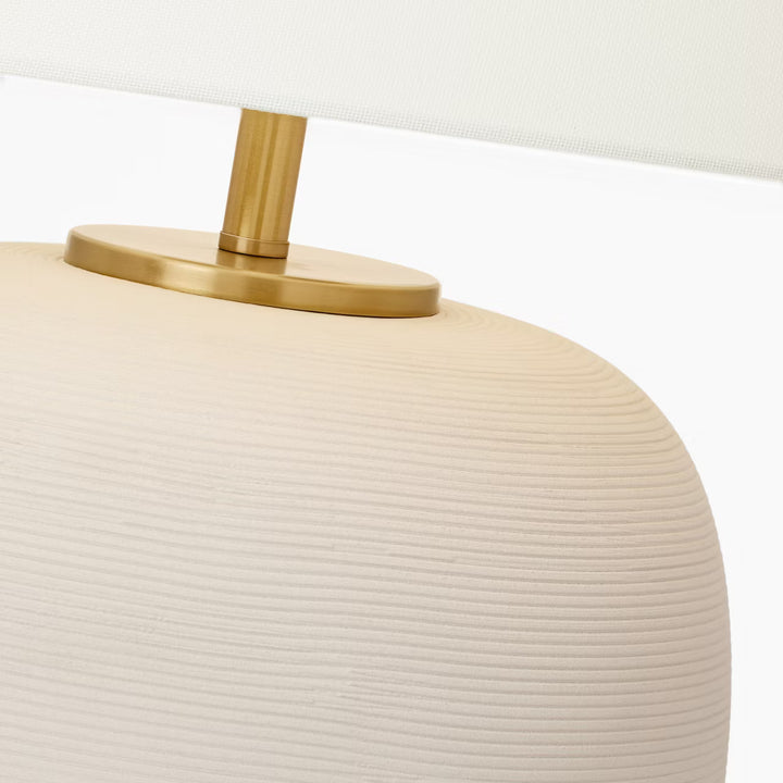 TABLE LAMP MATTE CONCRETE WIDE
