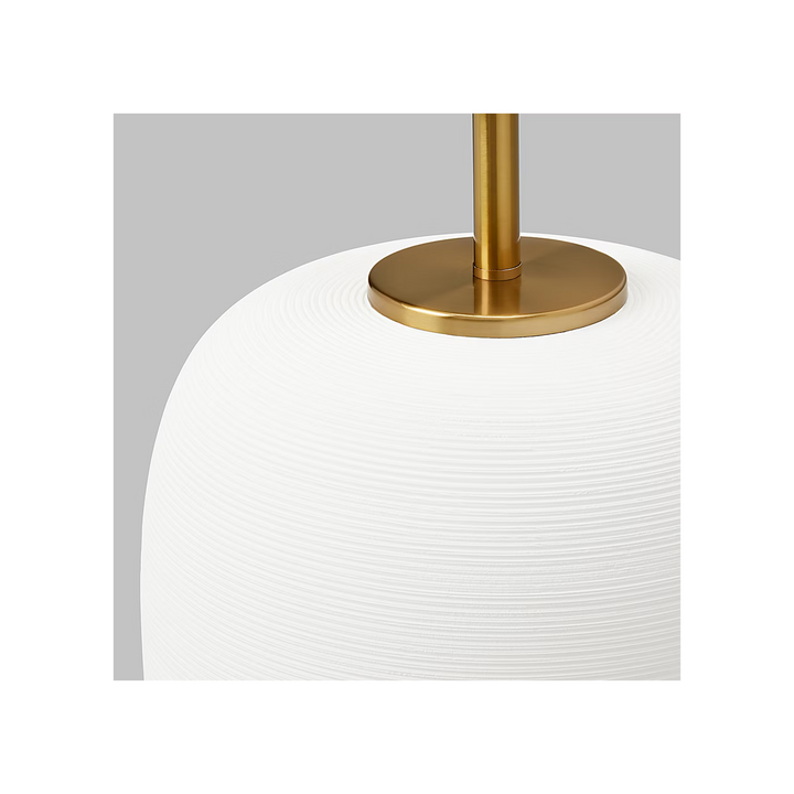 TABLE LAMP MATTE WHITE CERAMIC