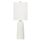 TABLE LAMP MATTE WHITE CERAMIC SMALL