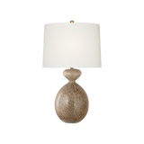 TABLE LAMP MARBLEIZED SIENNA