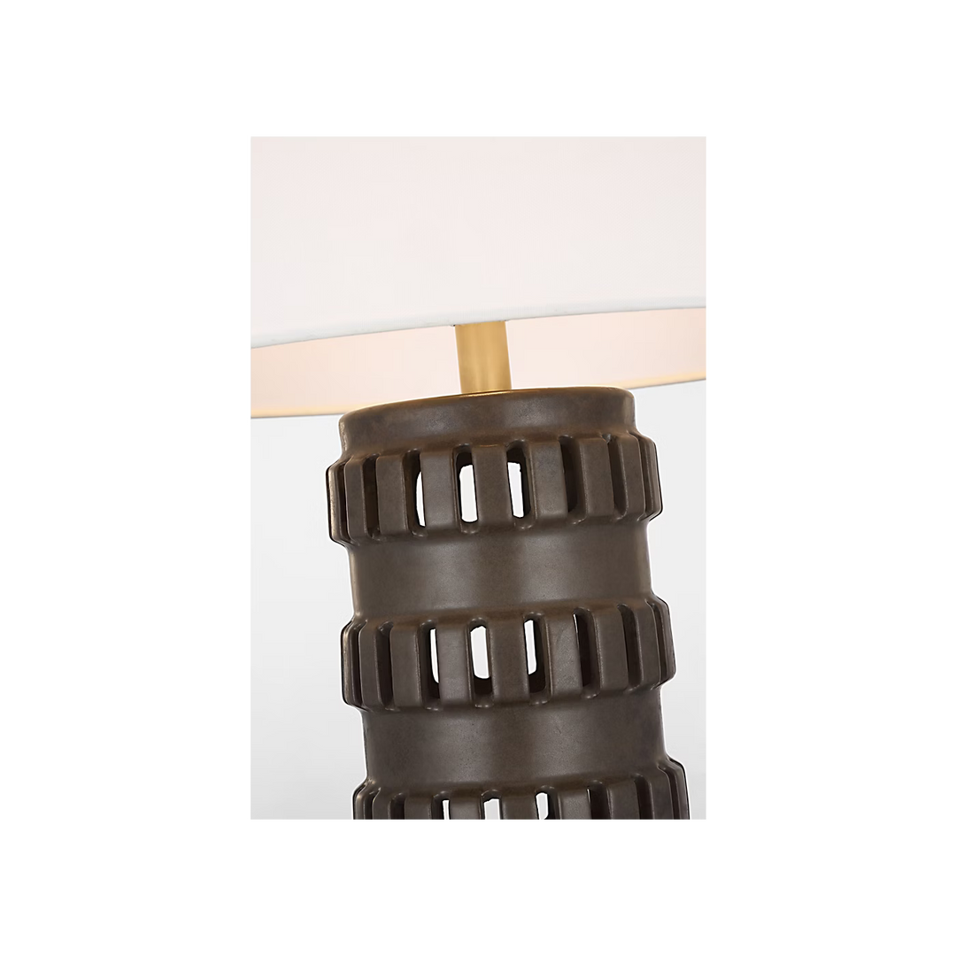 TABLE LAMP DUSTED COCOA