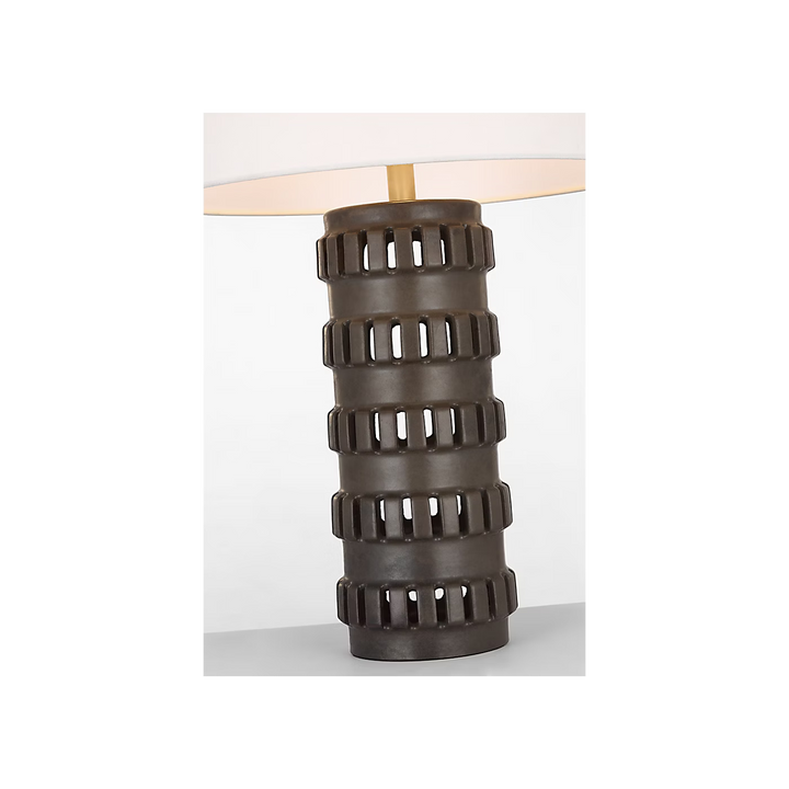 TABLE LAMP DUSTED COCOA