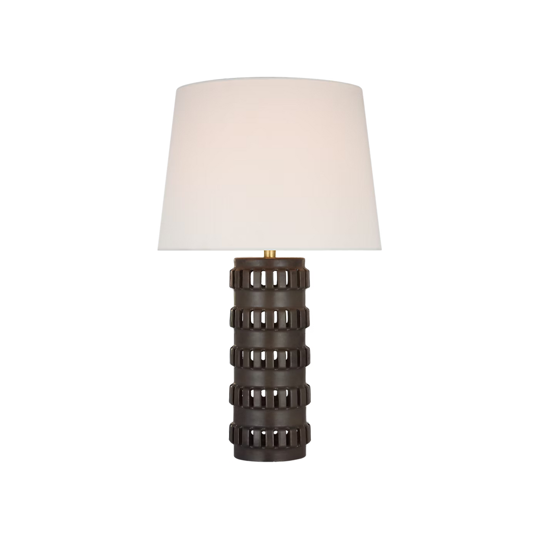 TABLE LAMP DUSTED COCOA