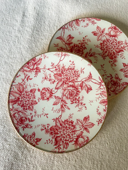 PLATE VINTAGE ROUND (2 SIZES)