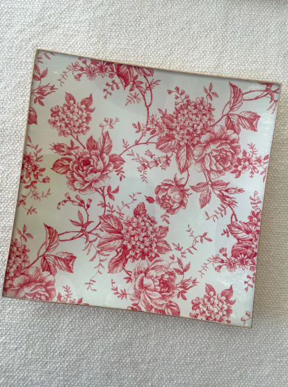 PLATE VINTAGE SQUARE (2 SIZES)