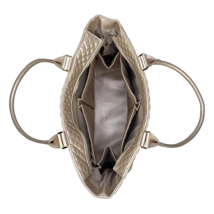 TOTE BAG TRAVEL PEARL QUILTED