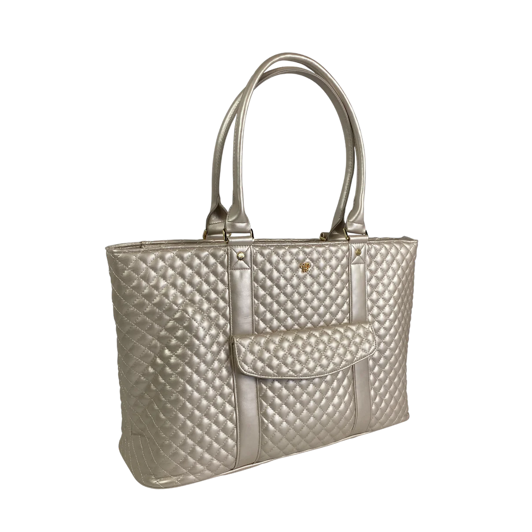 TOTE BAG TRAVEL PEARL QUILTED