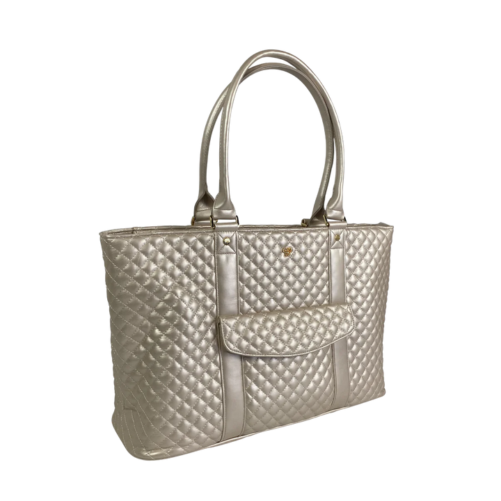 TOTE BAG TRAVEL PEARL QUILTED