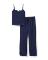 PJ SET CAMI PANT VOILE FLEUR IN NAVY