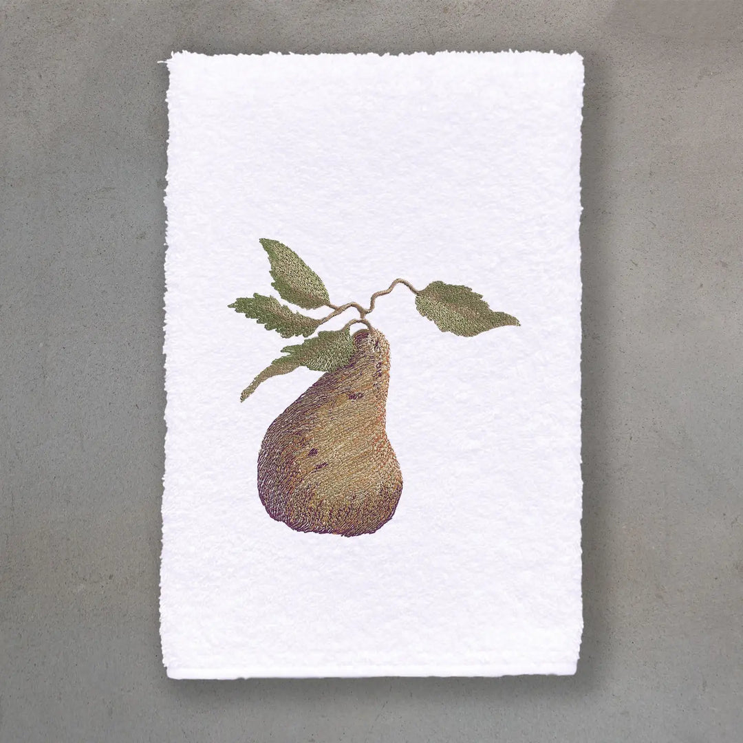 GUEST TOWEL TERRY WINTER PEAR