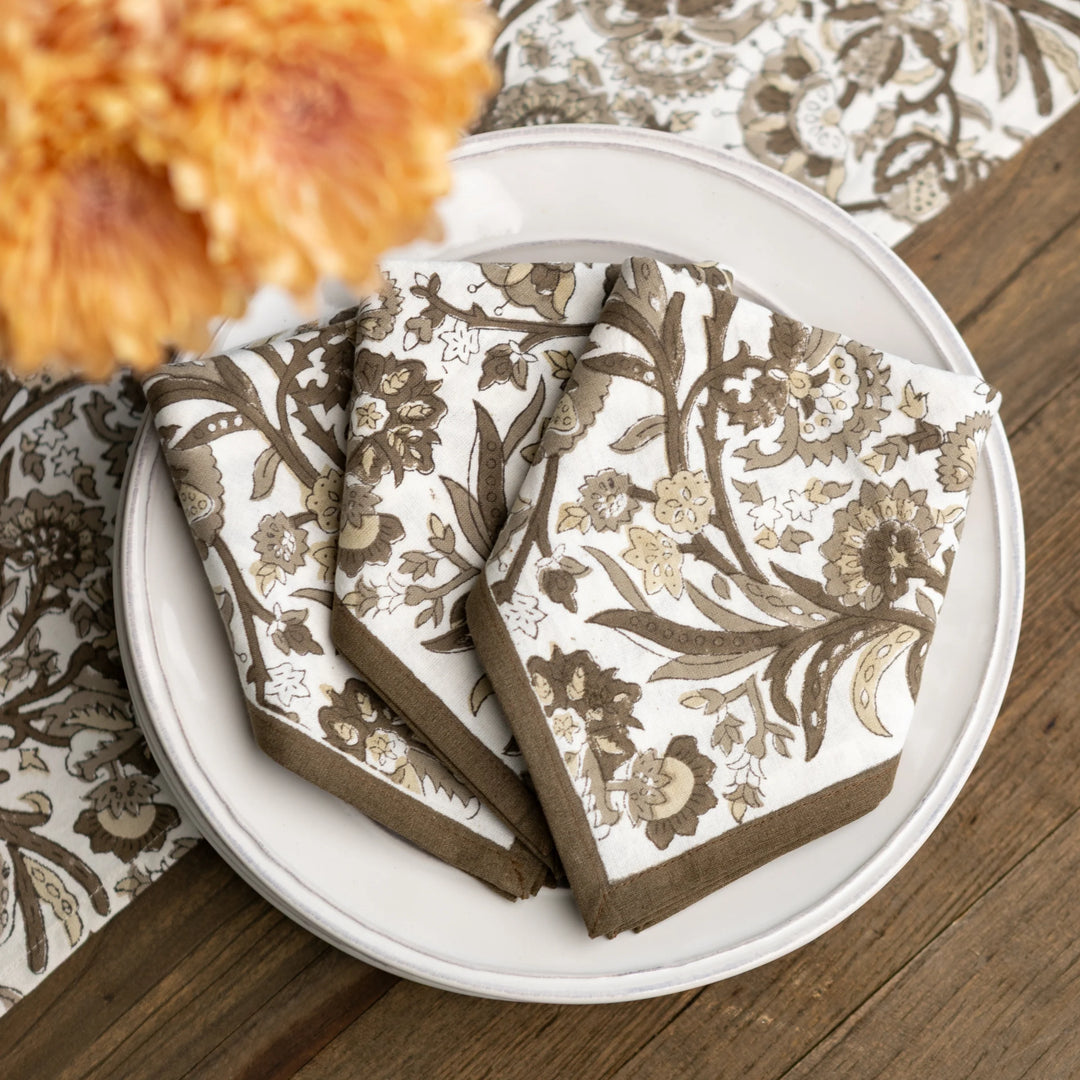 NAPKIN WILDCART MOCHA