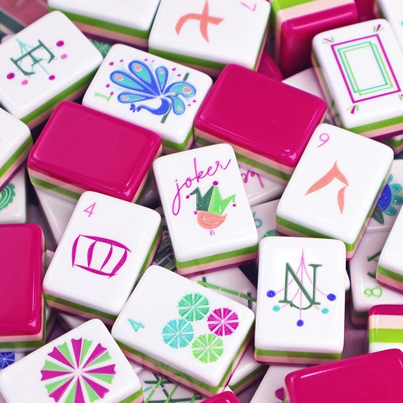 AMERICAN MAHJONG SET CRYSTAL ACRYLIC