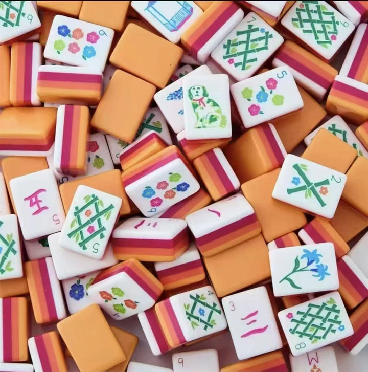 AMERICAN MAHJONG SET CRYSTAL ACRYLIC