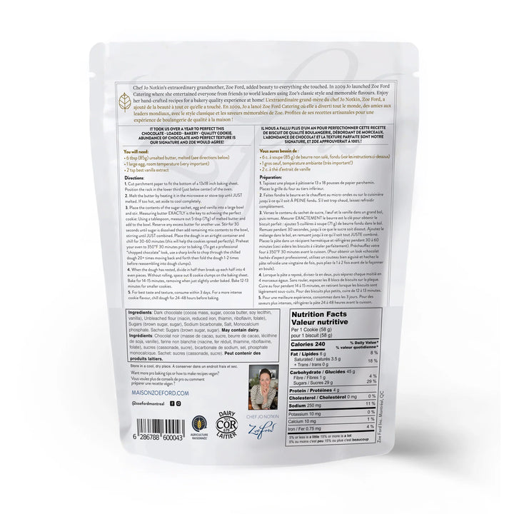 BAKING MIX BILLIONAIRE CHOCOLATE CHIP COOKIE