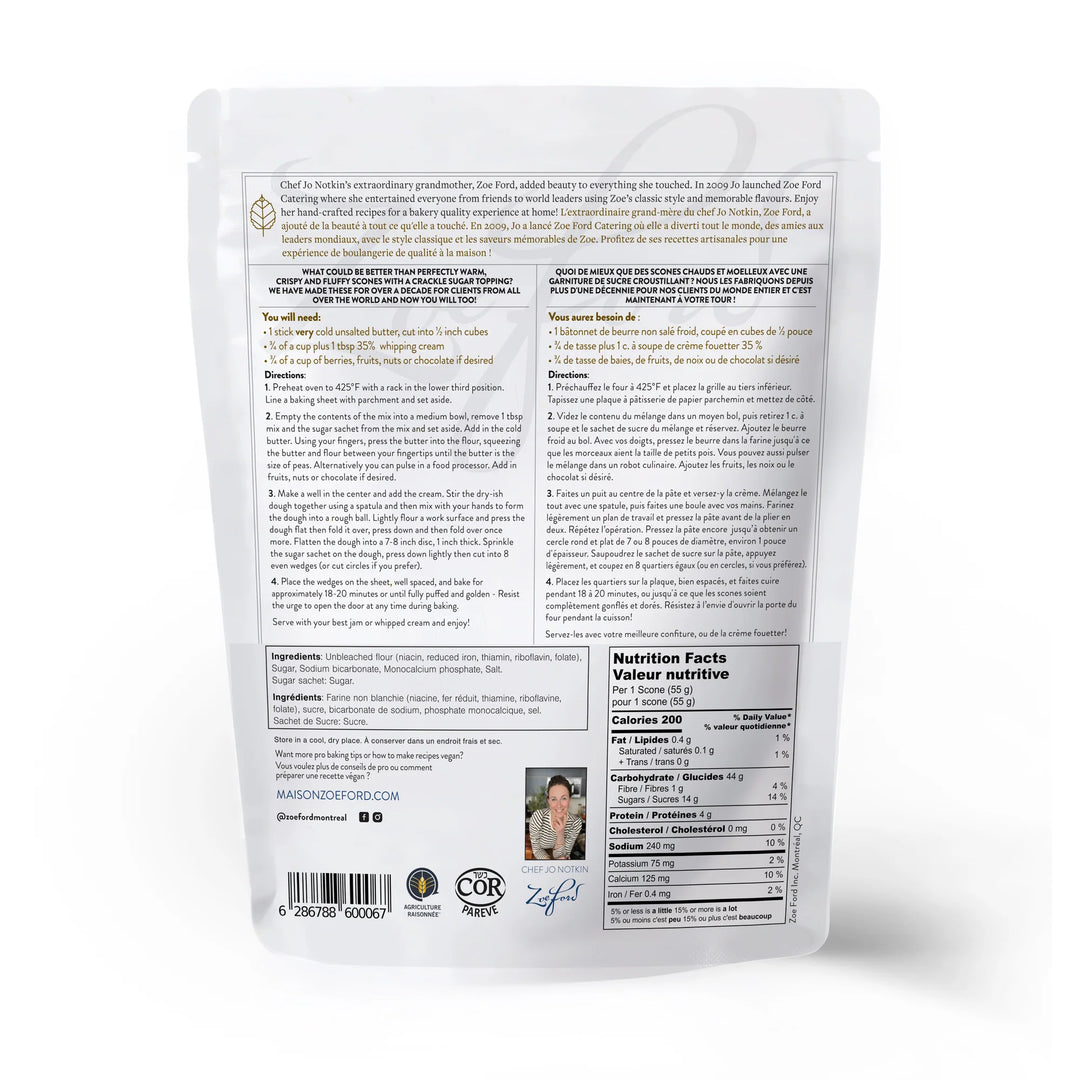 BAKING MIX SUGAR TOPPED DREAM SCONE