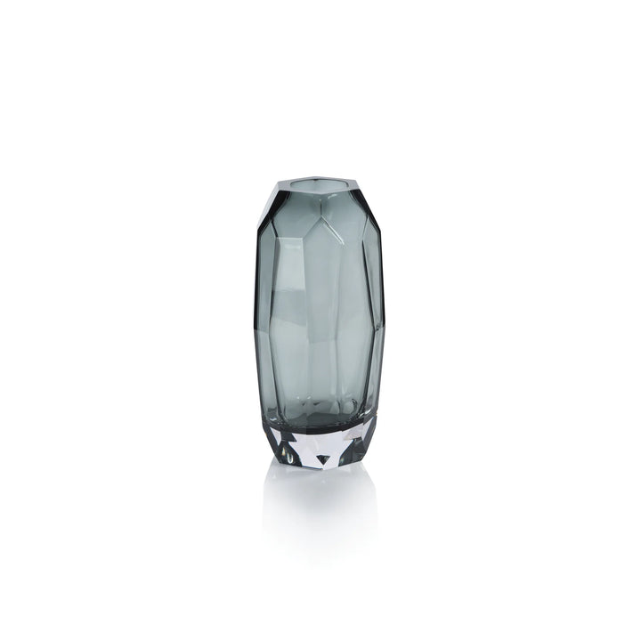 VASE IMPERIAL GLASS SMOKE MEDIUM