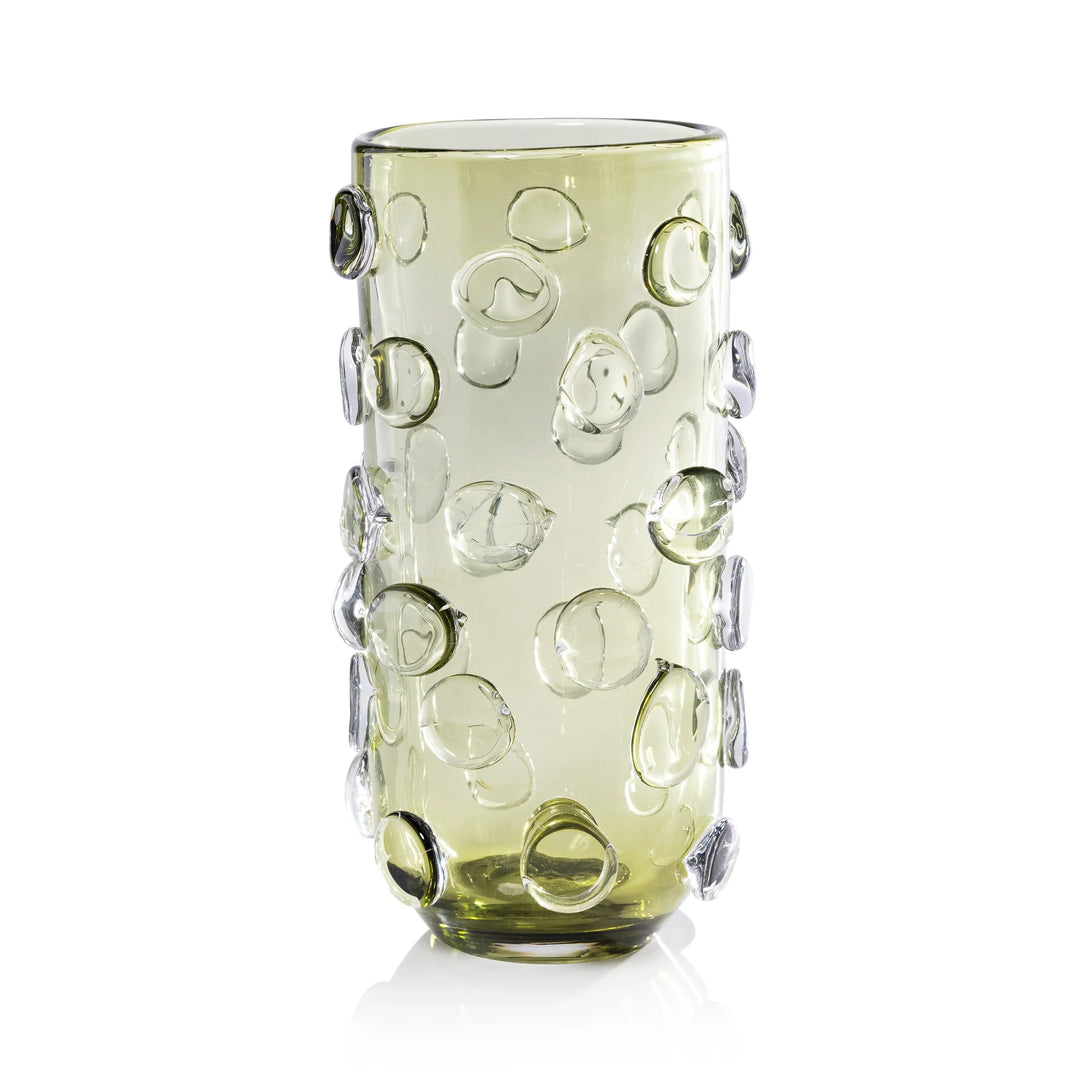 VASE OLIVE GREEN TALL