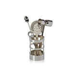 BAR TOOL SET 5 PIECE STAINLESS STEEL HORN