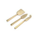 CHEESE SLICER & SERVER SET GOLD S/3