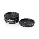 COASTERS MARBLE BLACK