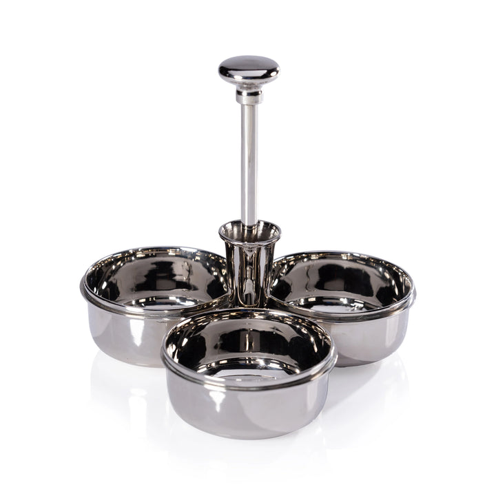 BOWL TRIO CONDIMENT W/PICK HOLDER