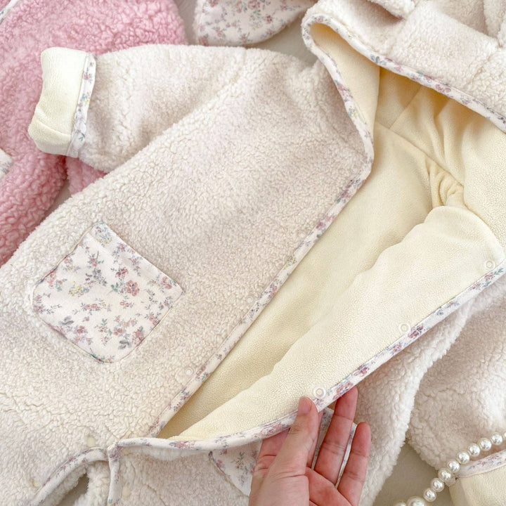 ROMPER LONG SLEEVE RABBITS