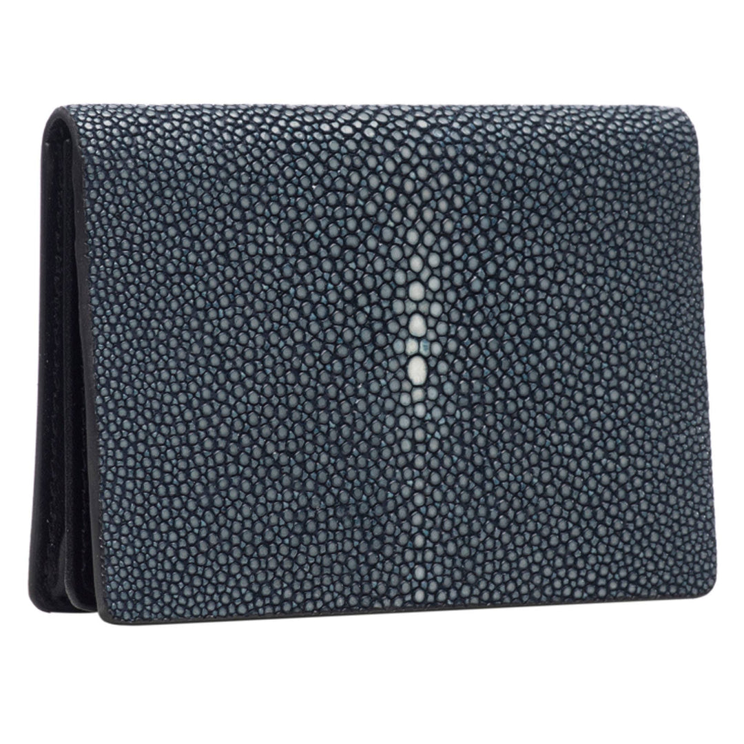 CARD CASE SHAGREEN FOLD FRONT