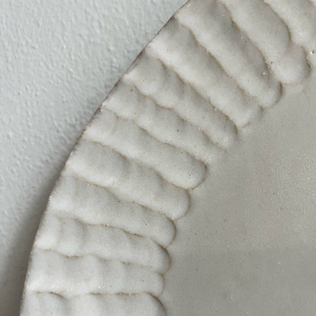 PLATTER OVAL RIB EDGE WIDE