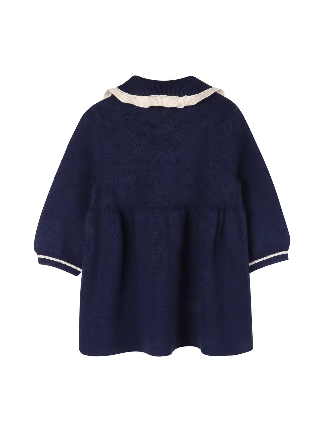 DRESS RUFFLE COLLAR SWEATER KNIT