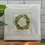 NEEDLEPOINT KIT "CHRISTMAS WREATH"