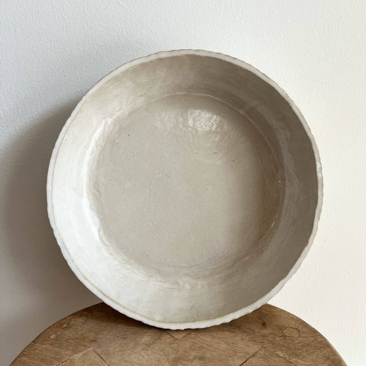 SERVING BOWL RIBBED