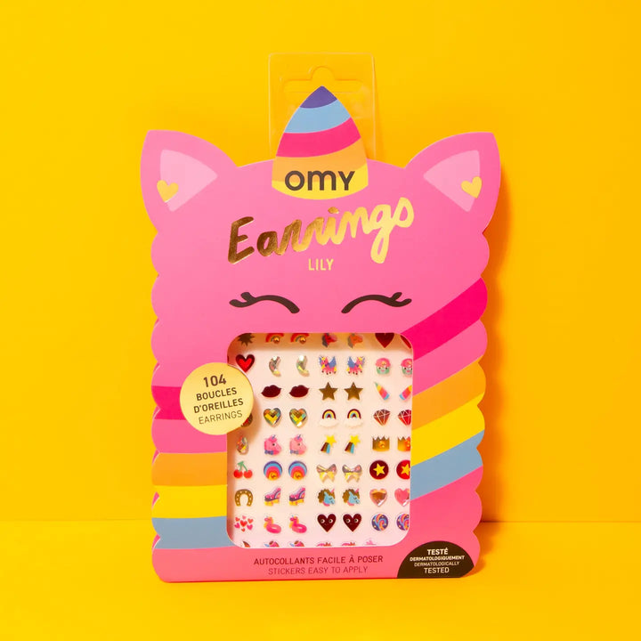 STICKERS EARRINGS UNICORN
