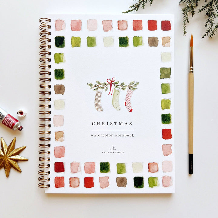 WORKBOOK WATERCOLOR CHRISTMAS