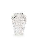 VASE HOBNAIL CLEAR QUARTZ