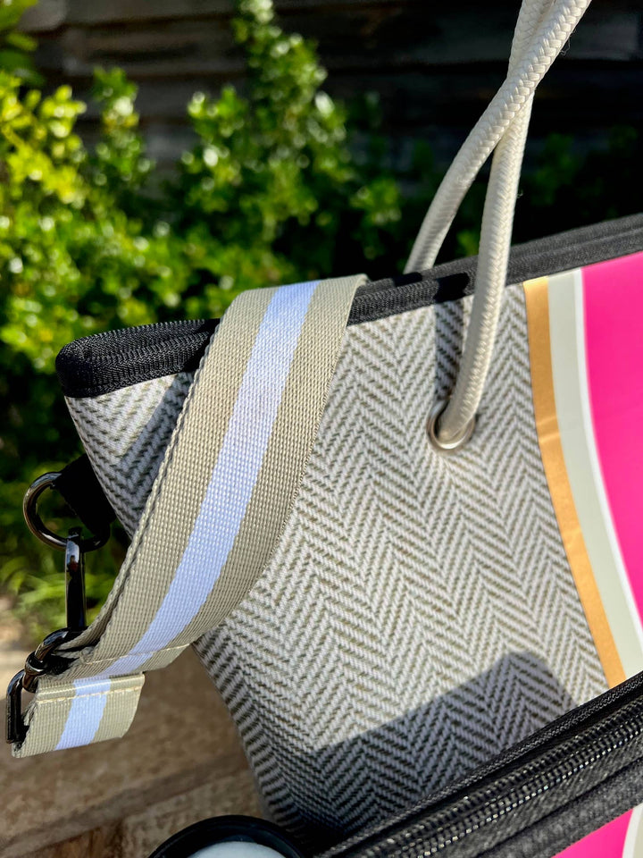TOTE&WRISLET ZEBRA/PINK MINI #78693