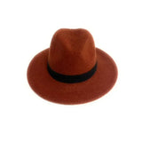 HAT FEDORA WOOL RUST